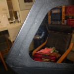 Side screen hinge holes