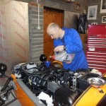 Filling the coolant